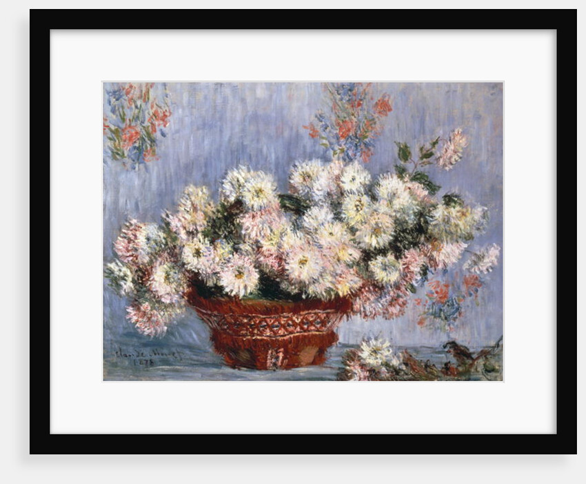 Chrysanthemums, 1878 by Claude Monet