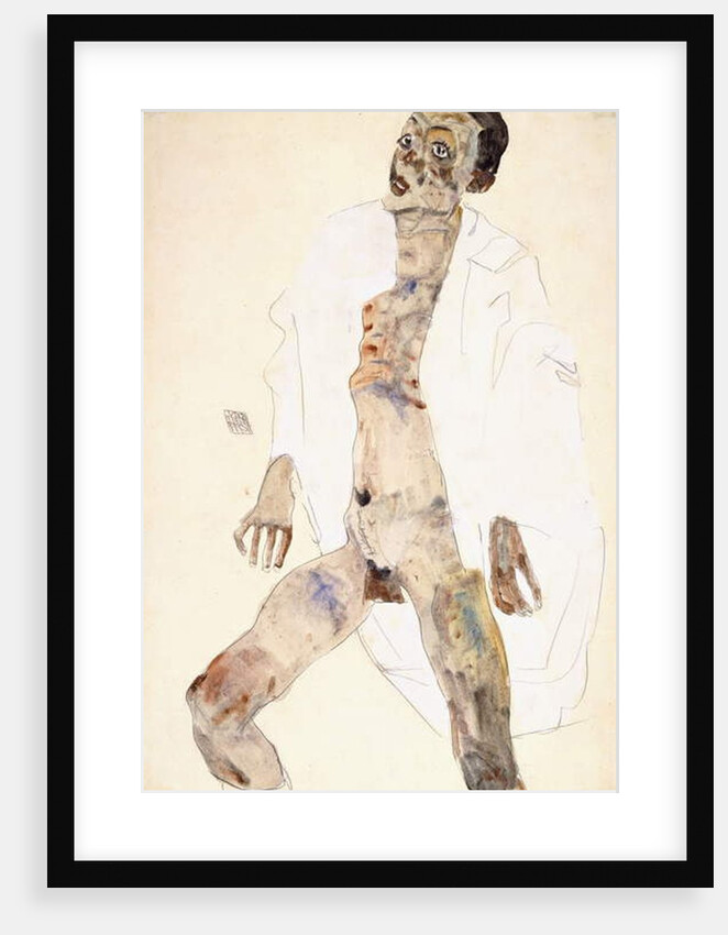 Standing man, 1911 by Egon Schiele