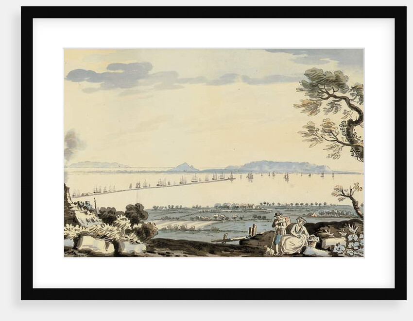 View of Dublin Bay and harbour, Hill of Howth by John Henry Campbell