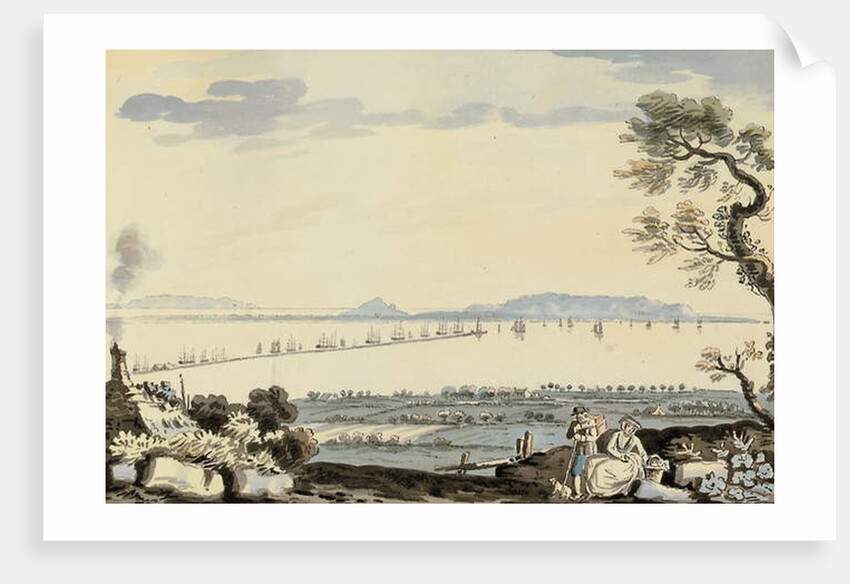 View of Dublin Bay and harbour, Hill of Howth by John Henry Campbell