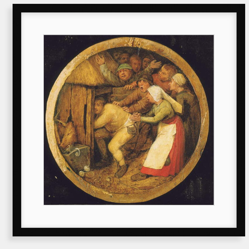 The Drunkard Pushed into the Pigsty by Pieter the Elder Bruegel