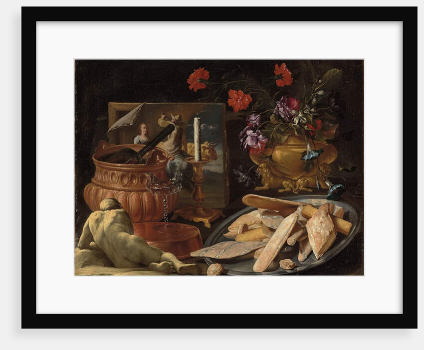 Allegory of the five senses by Giuseppe Recco