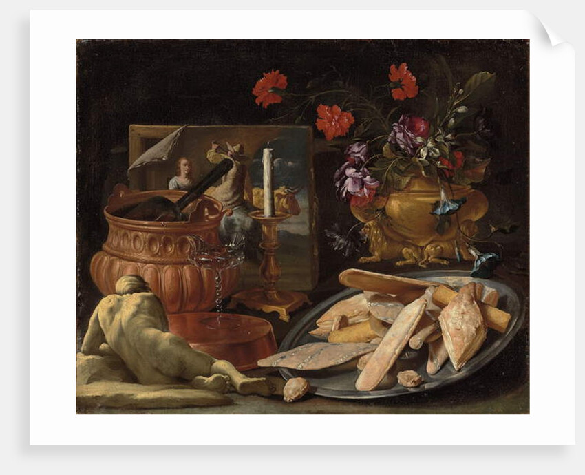 Allegory of the five senses by Giuseppe Recco