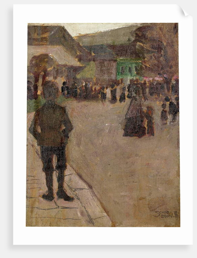 Before the Leopolditag in Klosterneuburg, 1907 by Egon Schiele