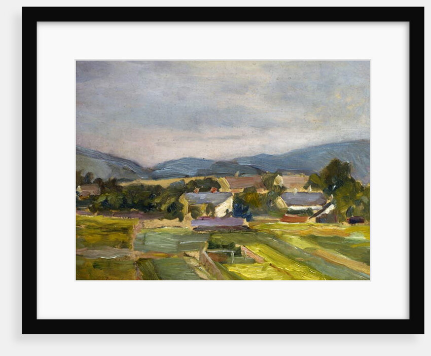 Landschaft in North Austria, 1907 by Egon Schiele