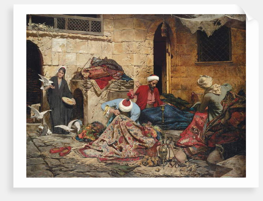 The Carpet Menders, 1883 by Rudolf Der G. Swoboda