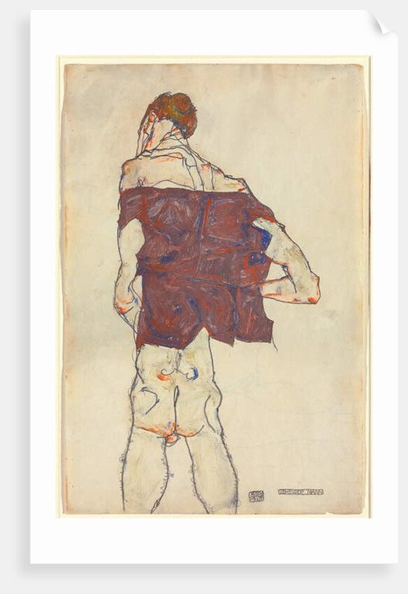 Standing Man, 1913 by Egon Schiele