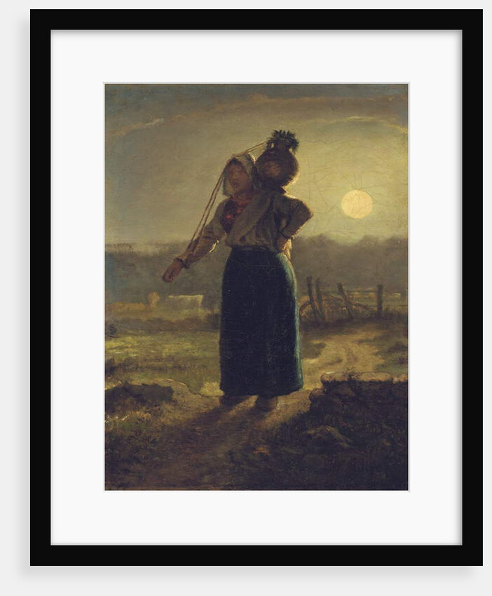 Norman milkmaid, 1853-54 by Jean-Francois Millet
