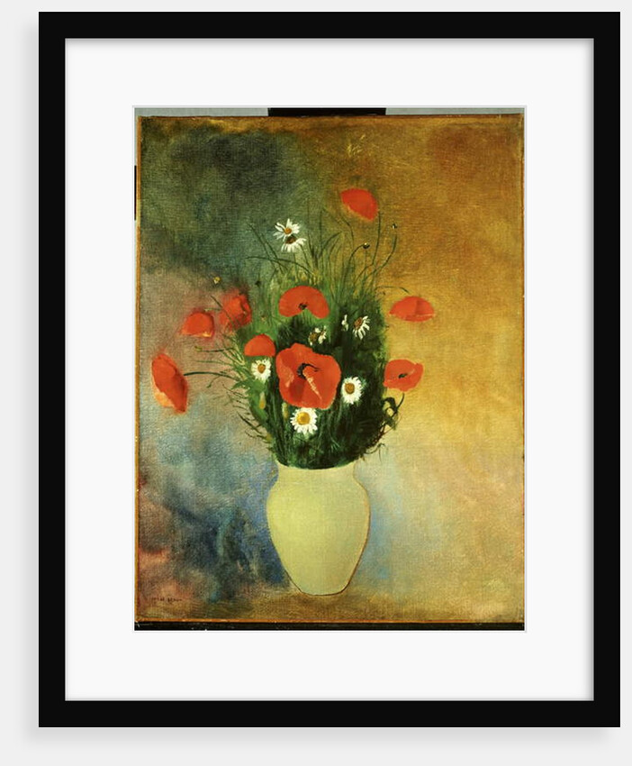 Poppies and Daisies, c.1913 by Odilon Redon