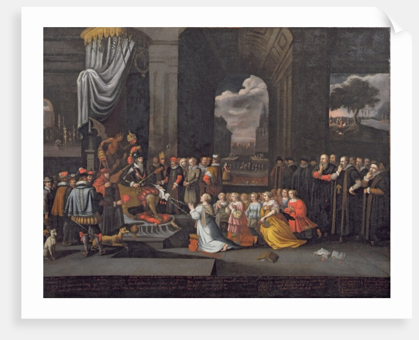 Persecution by the Duke of Alba in 1568 by Dutch School