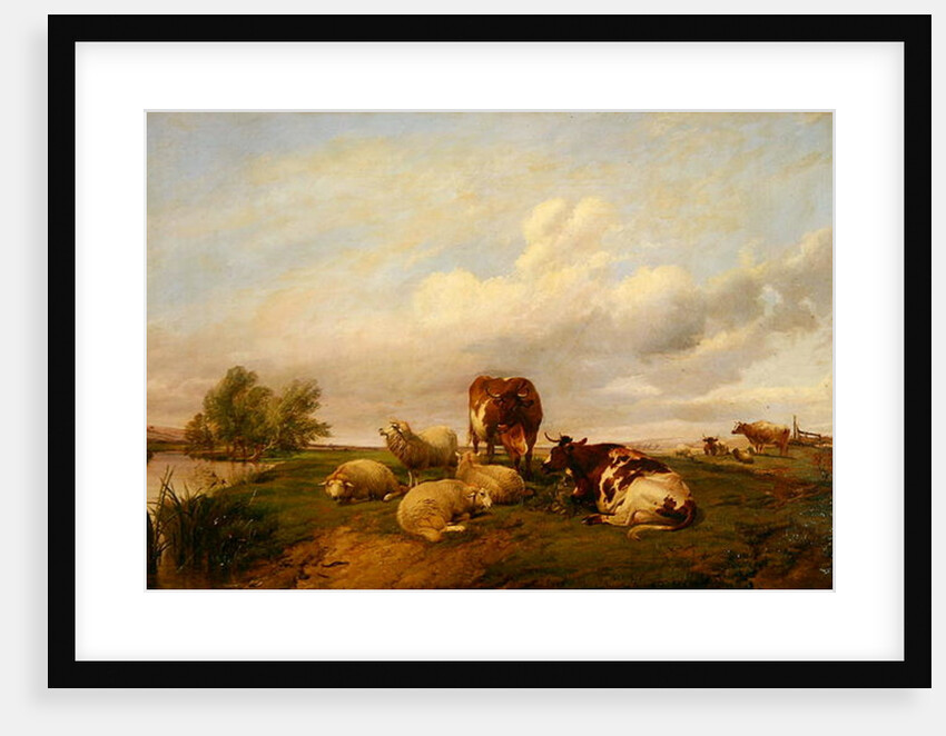 On Canterbury Meadows, 1861 by Thomas Sidney Cooper