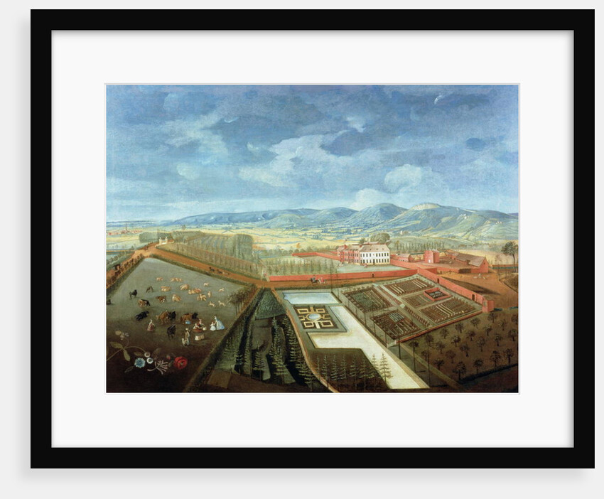 Panoramic View of Charlton Park, c.1745 by Thomas Robins