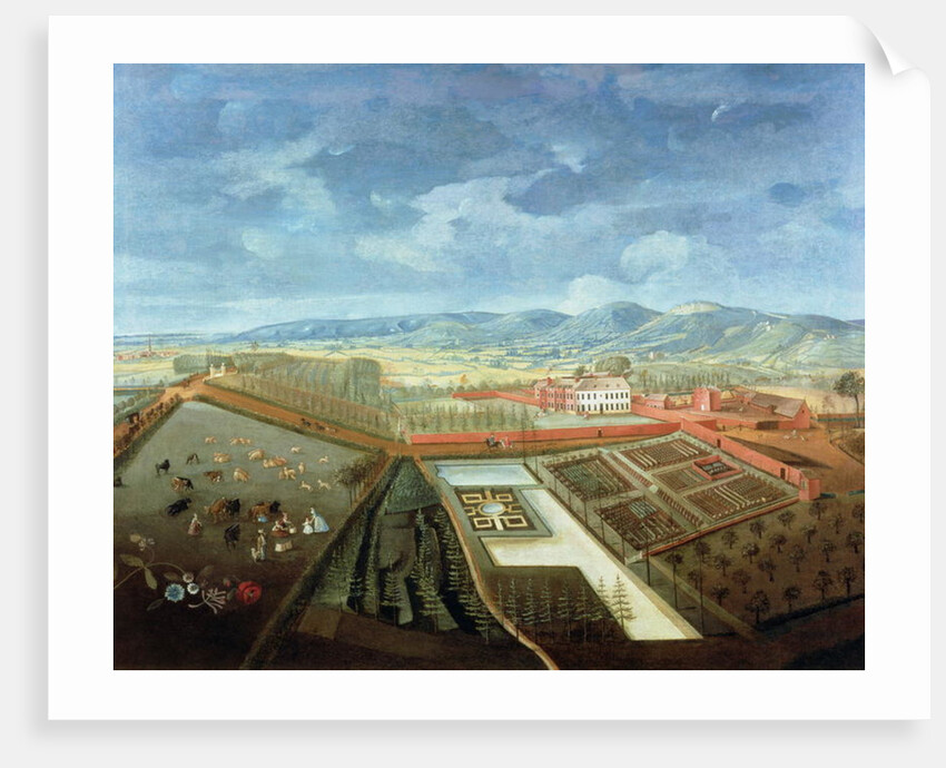 Panoramic View of Charlton Park, c.1745 by Thomas Robins