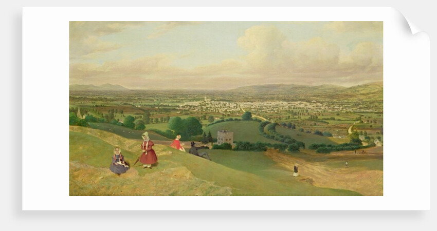 Cheltenham from Leckhampton Hill, c.1840 by English School