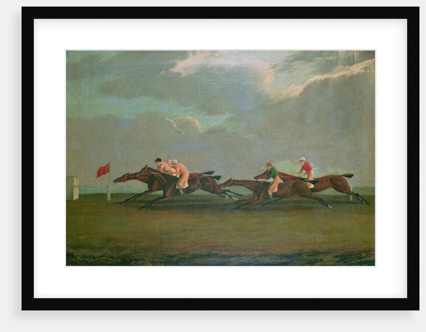 Racing at Cheltenham, 1826 by English School