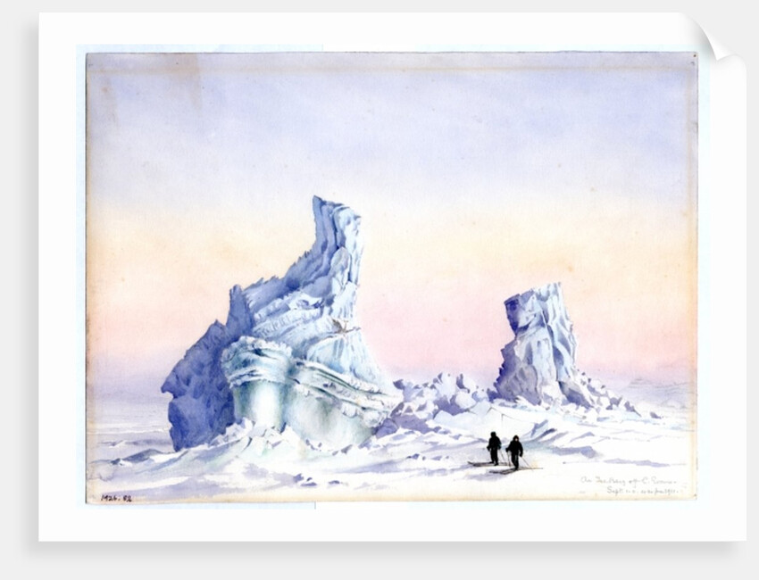 An Iceberg off Cape Evans, 1st-11th September, 1911 by Edward Adrian Wilson