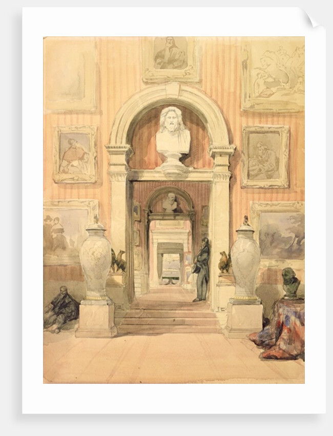 Interior of Thirlestaine House, Cheltenham by David Roberts