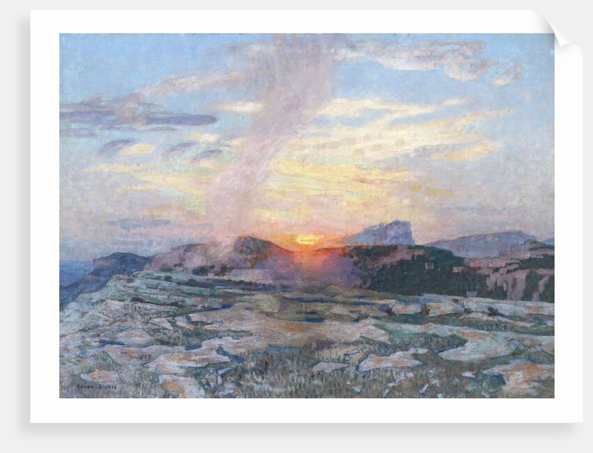 Sunset in Provence, c.1927 by Adrian Scott Stokes