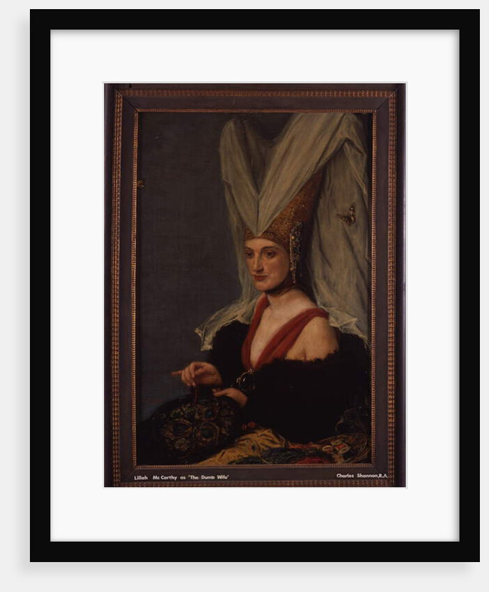 Lillah McCarthy as 'The Dumb Wife', 1922 by Charles Haslewood Shannon