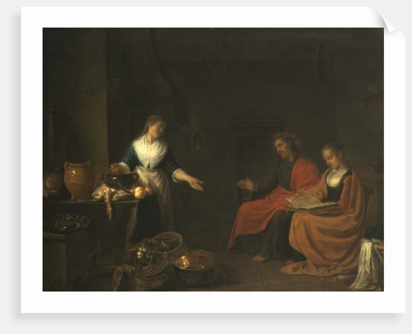 Christ in the House of Martha and Mary, 1645 by Hendrik Martensz Sorgh