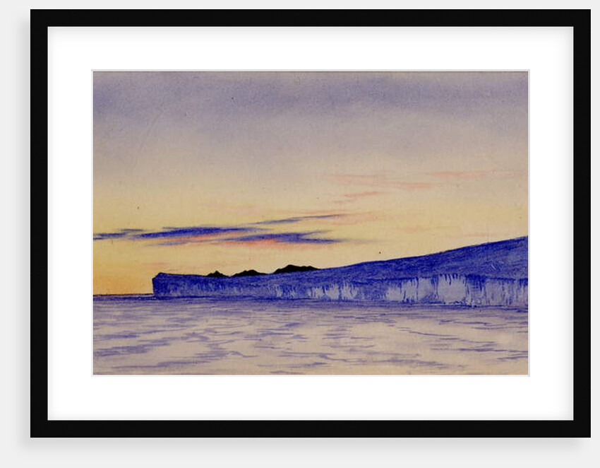 Blue Ice Cliffs, 1901-04 by Edward Adrian Wilson