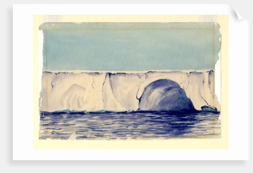 Cave in Ross Great Shelf, 1901-04 by Edward Adrian Wilson