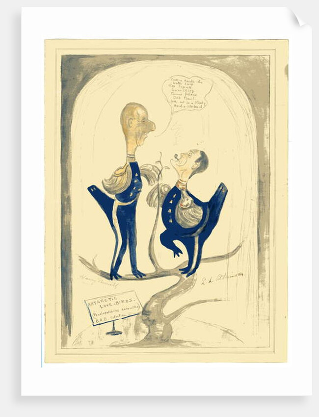 Harry Pennell and Dr. E.L.A. Atkinson, 1910-12 by Edward Adrian Wilson