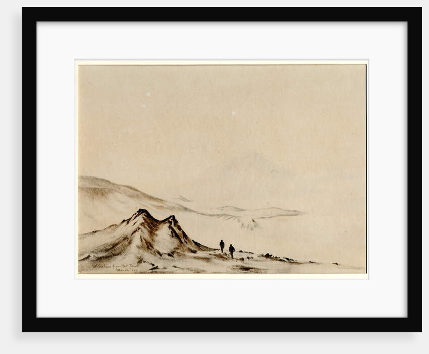 Mount Erebus from Hut Point, 1901-04 by Edward Adrian Wilson