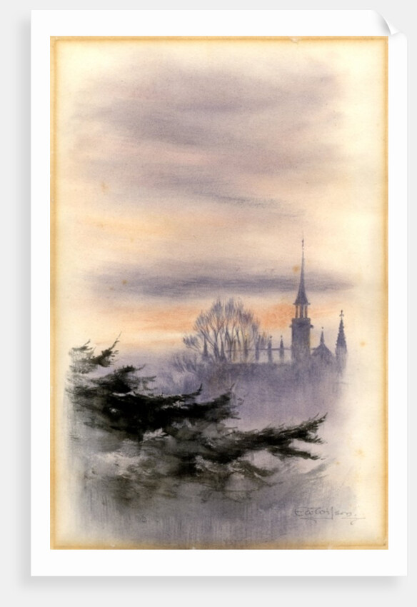 College from Westal, Cheltenham by Edward Adrian Wilson