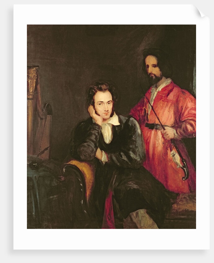 Portrait of Gustavus von Holst with his brother Theodore by Theodor M. von Holst