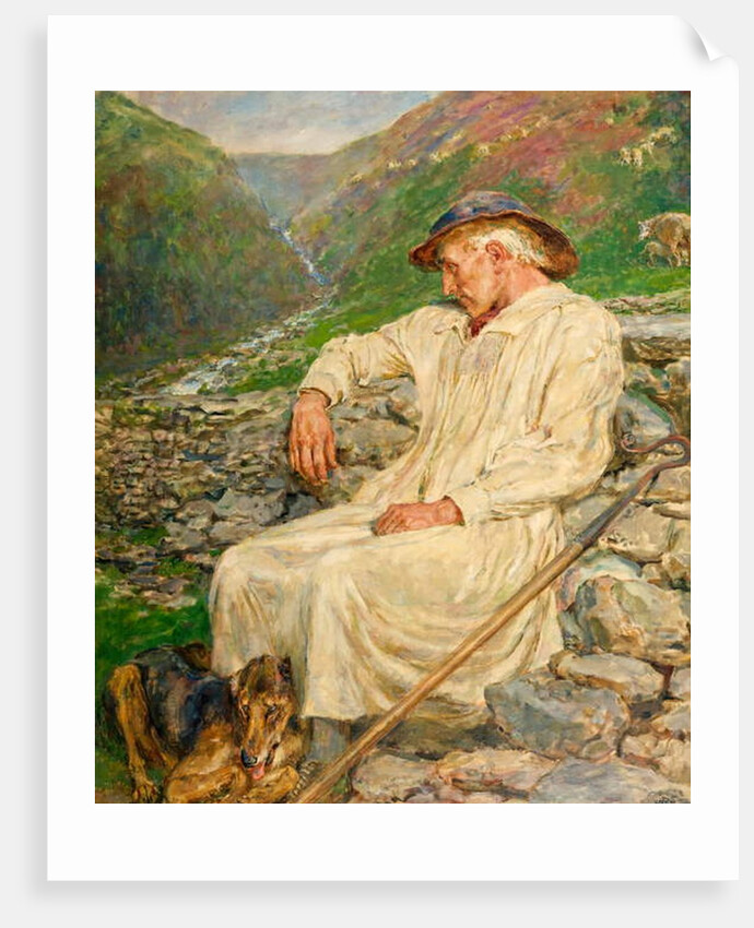 Michael and the Unfinished Sheepfold 1920 by Briton Riviere