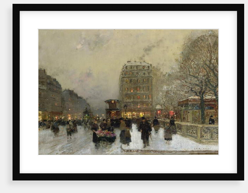 Paris Street Scene by Luigi Loir