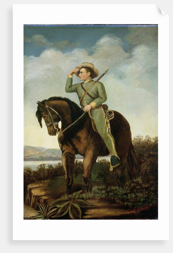 A Confederate Scout of General Turner Ashby at the Valley near Luray and New Hacket by J. A. Collins