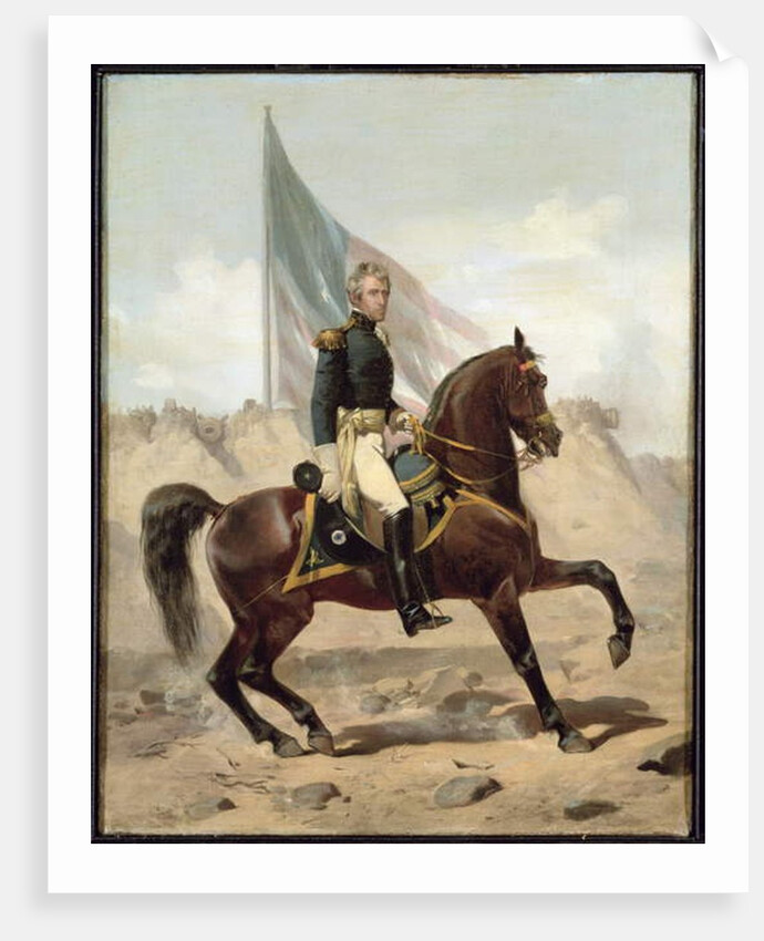 General Andrew Jackson at the Battle of New Orleans by Alonzo Chappel
