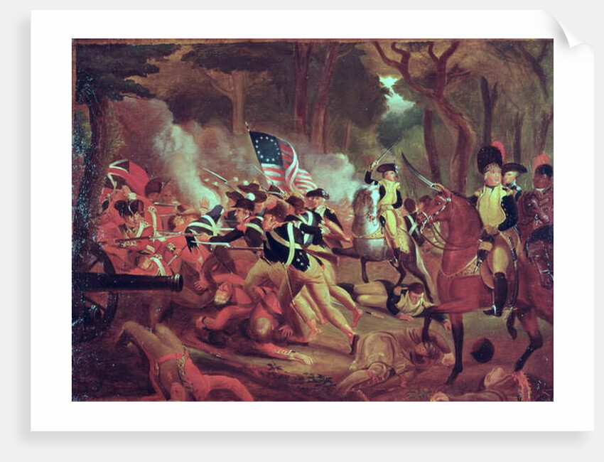 Colonel William Washington at the Battle of Cowpens, South Carolina, 17th January, 1781 by American School