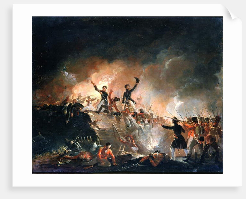 Repulsion of the British at Fort Erie, 15th August 1814, 1840 by E. C. Watmough