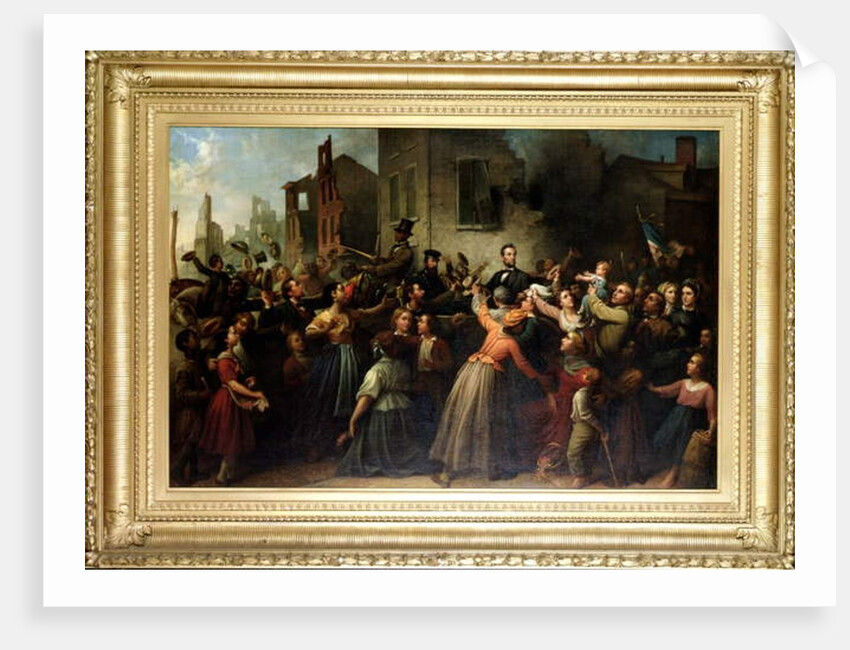 Lincoln's drive through Richmond, 1866 by Dennis Malone Carter