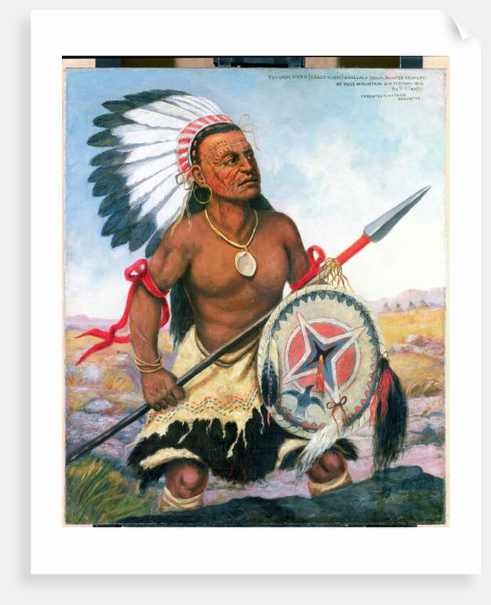 Portrait of Crazy Horse, 1876 by Henry H. Cross