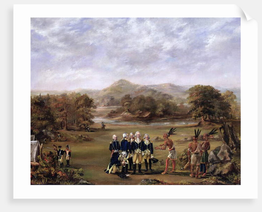 The Treaty of Greenville on 3rd August 1795, 1805 by American School