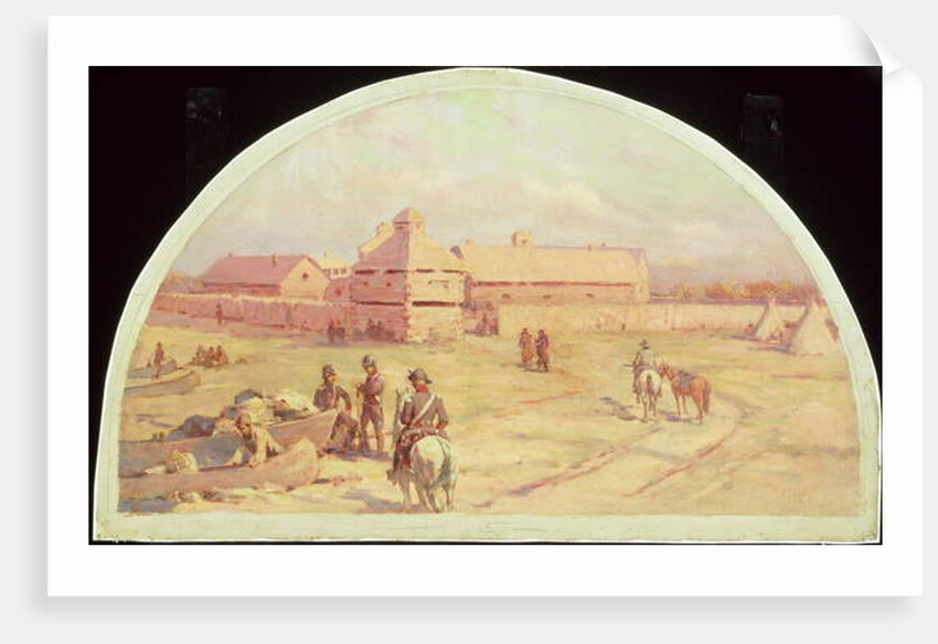 The first Fort Dearborn, 1803 by Lawrence Carmichael Earle