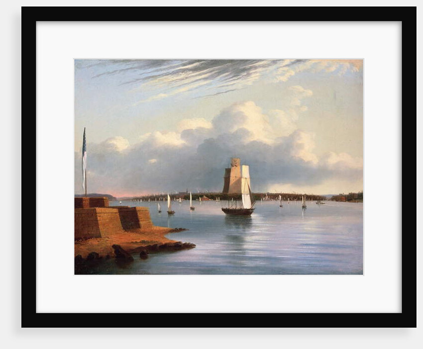 Baltimore Harbour, 1852 by E. G. Coates