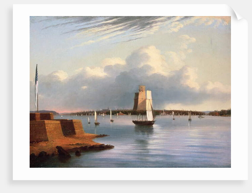 Baltimore Harbour, 1852 by E. G. Coates