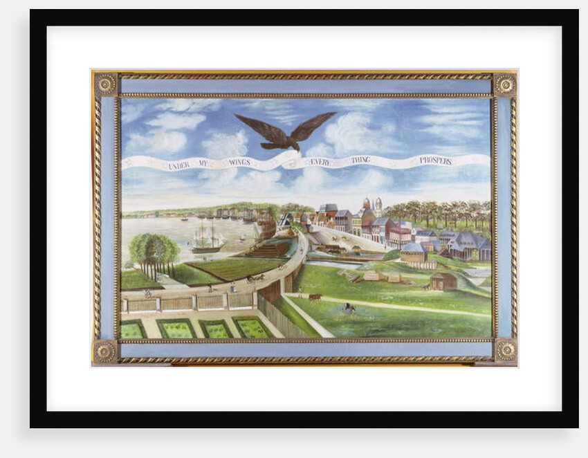 View of New Orleans from the Plantation of Marigny, 1803 by J. L. Bouquet de Woiseri