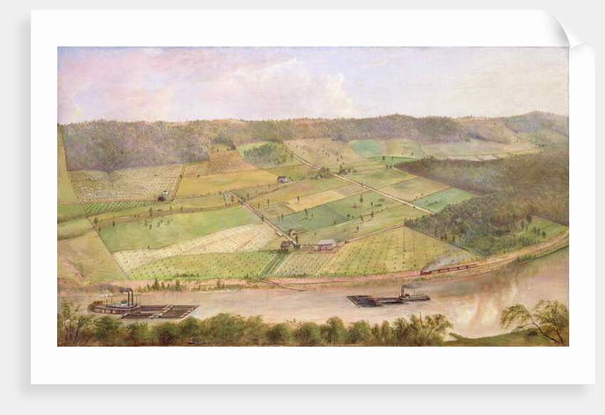 Ohio River Scene by Poe N. J.