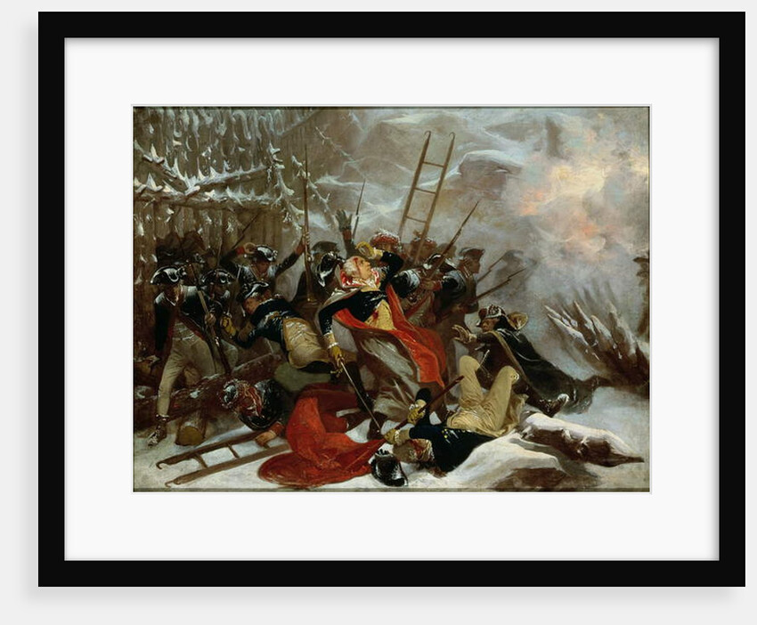 Death of General Richard Montgomery on 31st December 1775, 1865 by Alonzo Chappel