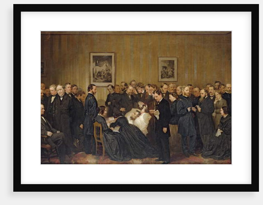 The Death of Lincoln, 1868 by Alonzo Chappel