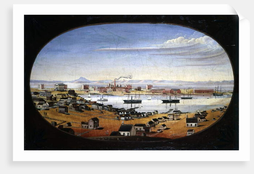 US Navy Yard, Mare Island, California, c.1857 by Felix Mathews