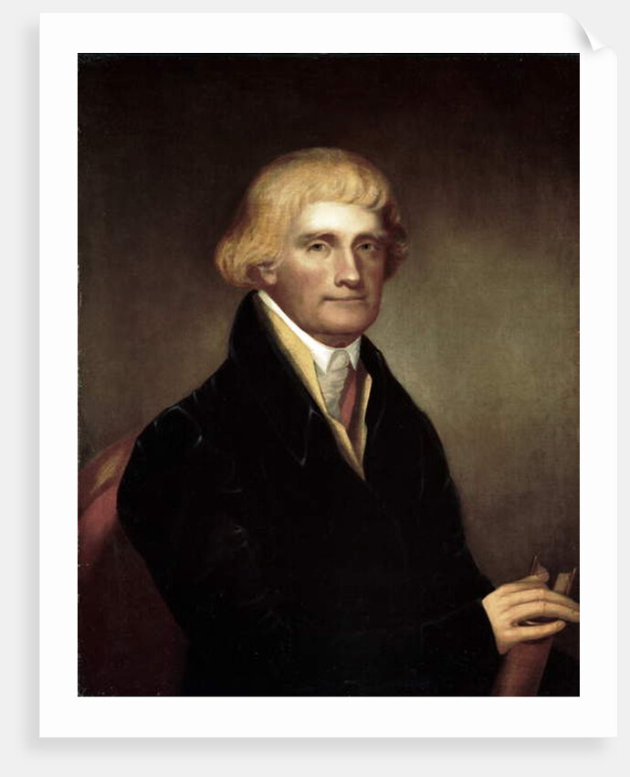 Portrait of Thomas Jefferson, c.1815-25 by American School