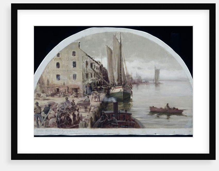 The First Grain Elevator in Chicago, 1838, 1900 by Lawrence Carmichael Earle