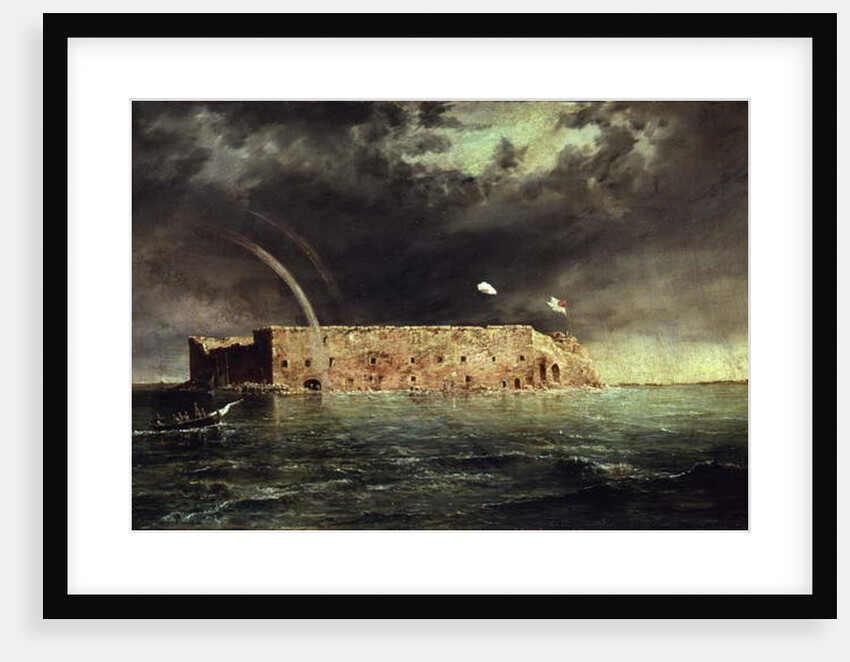 View of Fort Sumter, South Carolina, 1863 by Conrad Wise Chapman
